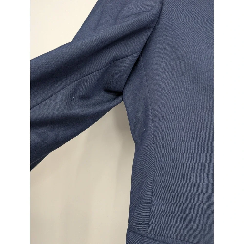 Peter Millar Wool Suit Set Sport Coat Blazer‎ Pants sz 42R Men Blue